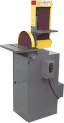 Kalamazoo - 48" Long x 6" Wide Belt, 12" Diam, Combination Sanding Machine - 3 hp, Single Phase - Industrial Tool & Supply