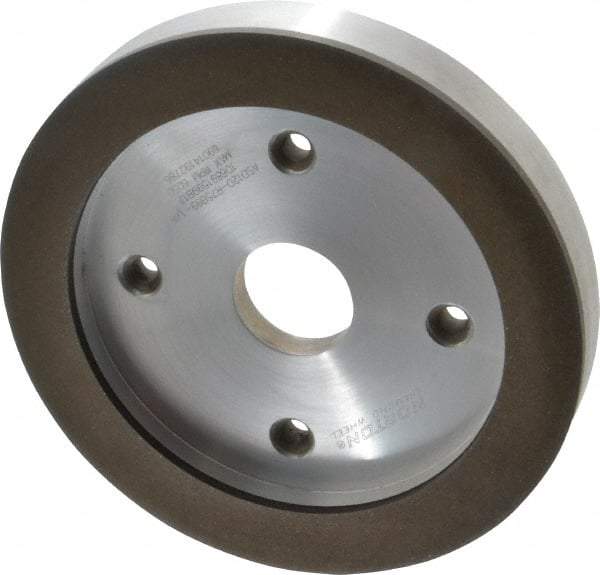 Norton - 6" Diam, 1-1/4" Hole Size, 3/4" Overall Thickness, 120 Grit, Type 6 Tool & Cutter Grinding Wheel - Fine Grade, Diamond, R Hardness, Resinoid Bond - Industrial Tool & Supply