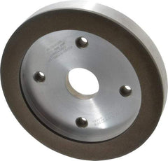Norton - 6" Diam, 1-1/4" Hole Size, 3/4" Overall Thickness, 120 Grit, Type 6 Tool & Cutter Grinding Wheel - Fine Grade, Diamond, R Hardness, Resinoid Bond - Industrial Tool & Supply