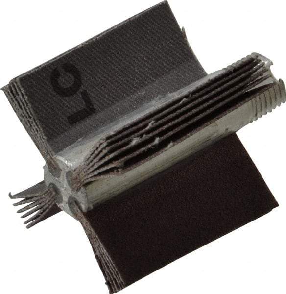 Merit Abrasives - 120 Grit, Coated, Aluminum Oxide Bore Polisher - Fine Grade, 22,000 RPM, Polishes Bores with 1 to 1-1/2" Diam - Industrial Tool & Supply