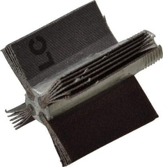 Merit Abrasives - 120 Grit, Coated, Aluminum Oxide Bore Polisher - Fine Grade, 22,000 RPM, Polishes Bores with 1 to 1-1/2" Diam - Industrial Tool & Supply