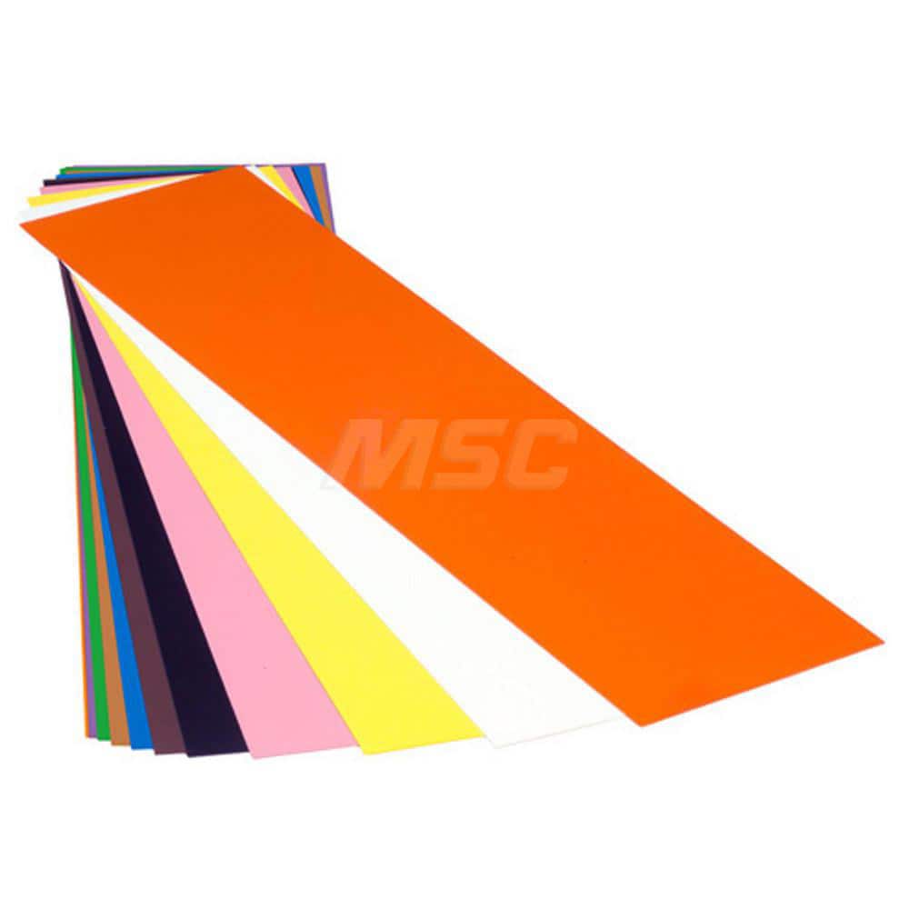 Plastic Shim Stock; Type: Flat Sheet; Thickness (Decimal Inch): 0.0100; Width (Inch): 10.0000; Length (Inch): 20; Color: Brown; Material: Plastic