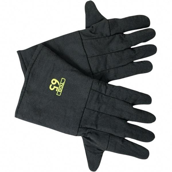 Oberon - Size M, Aramid, Arc Flash Gloves - Aramid Lined, 76 cal/Sq cm Max Arc Protection, HRC 4, ASTM F1959 - Industrial Tool & Supply