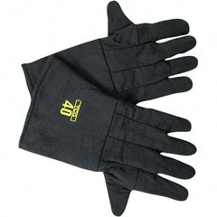 Oberon - Size L, Aramid, Arc Flash Gloves - Aramid Lined, 46 cal/Sq cm Max Arc Protection, HRC 4, ASTM F1959 - Industrial Tool & Supply