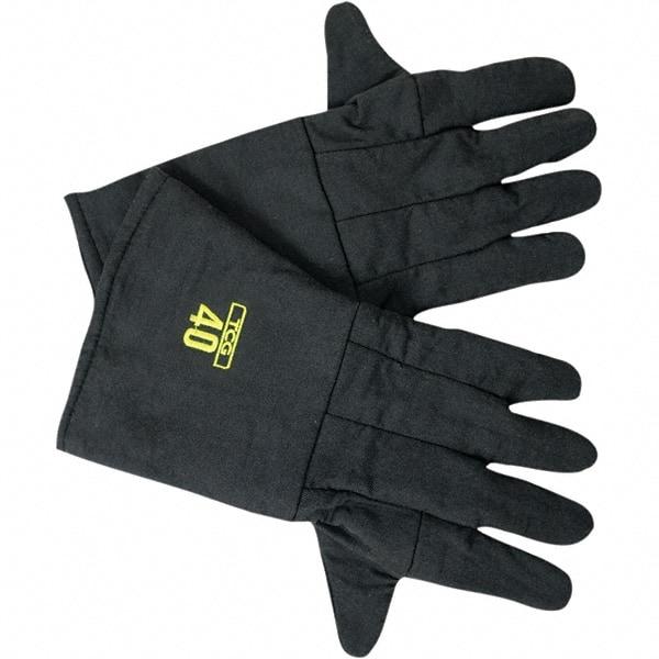 Oberon - Size M, Aramid, Arc Flash Gloves - Aramid Lined, 46 cal/Sq cm Max Arc Protection, HRC 4, ASTM F1959 - Industrial Tool & Supply