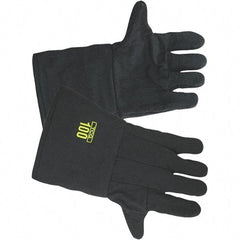 Oberon - Size L, Aramid, Arc Flash Gloves - Aramid Lined, 100 cal/Sq cm Max Arc Protection, HRC 4, ASTM F1959 - Industrial Tool & Supply