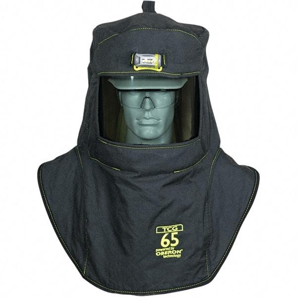 Oberon - Arc Flash & FR Hoods Hood Type: Arc Flash Protection Hood Style: Hood with Neck and Shoulder Drape - Industrial Tool & Supply