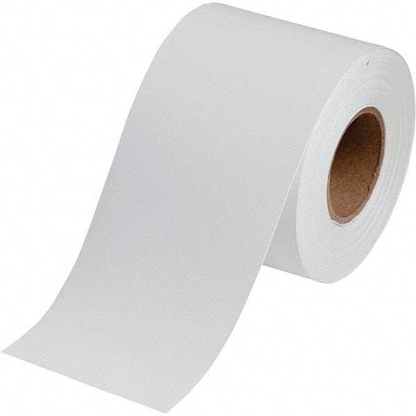 Brady - 3-1/4" Wide, White Polyester Inkjet Label - For BradyJet J2000 - Industrial Tool & Supply