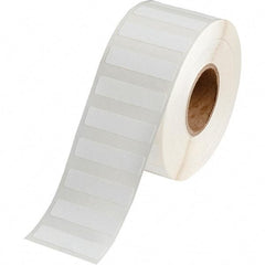 Brady - 1/2" Wide x 2" Long, White Polypropylene Inkjet Label - For BradyJet J2000 - Industrial Tool & Supply