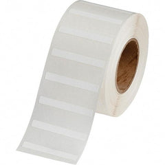 Brady - 1/4" Wide x 2" Long, White Polypropylene Inkjet Label - For BradyJet J2000 - Industrial Tool & Supply