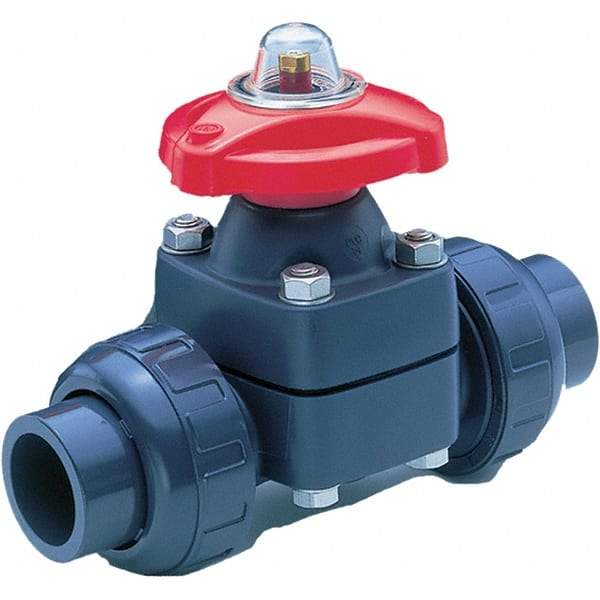 Asahi/America - Diaphragm Valves End Connections: IPS Pipe Size: 1-1/4 (Inch) - Industrial Tool & Supply