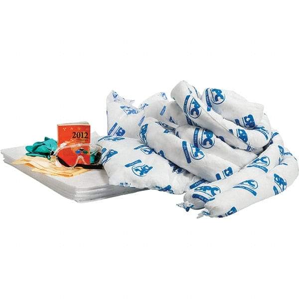 Brady SPC Sorbents - 17 Gal Capacity Oil Only Spill Kit - No Container Included - Refill Only - Industrial Tool & Supply