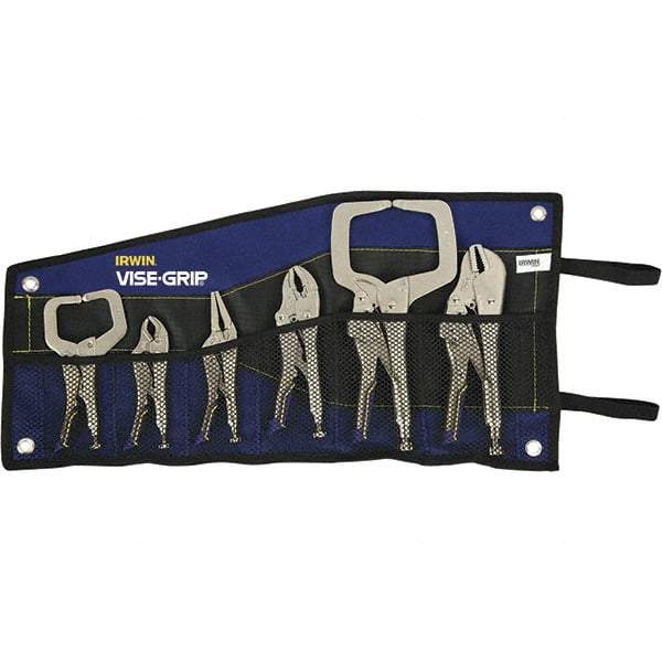Irwin - Locking Pliers Plier Type: Locking Pliers Jaw Style: C-Clamp; Straight; Curve w/Wire Cutter; Curved - Industrial Tool & Supply