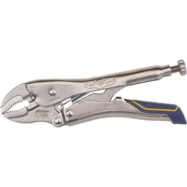 Irwin - Locking Pliers Plier Type: Locking Pliers Jaw Style: Curve w/Wire Cutter - Industrial Tool & Supply