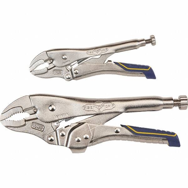 Irwin - Locking Pliers Plier Type: Locking Pliers Jaw Style: Long Nose; Curved - Industrial Tool & Supply
