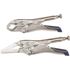 Irwin - Locking Pliers Plier Type: Locking Pliers Jaw Style: Curve w/Wire Cutter - Industrial Tool & Supply