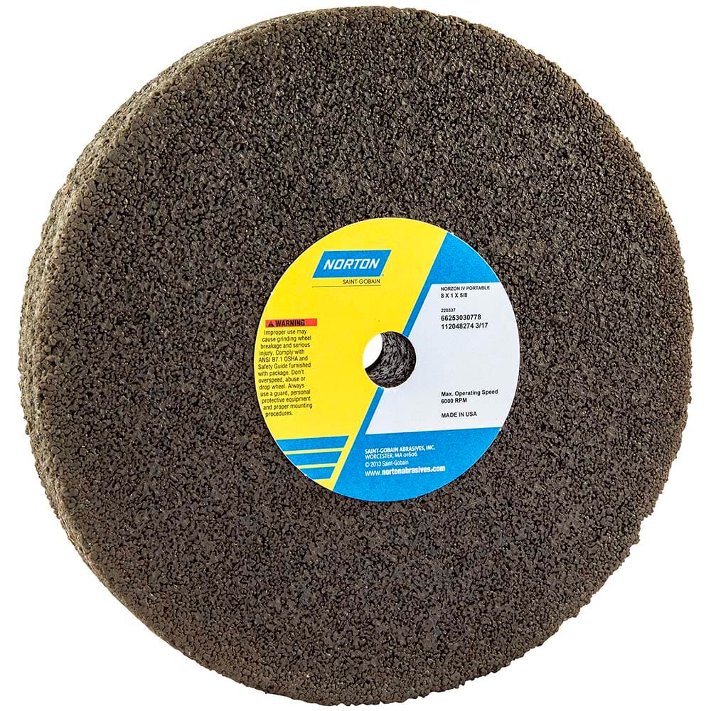 Norton - Tool & Cutter Grinding Wheels Wheel Type: Type 1 Wheel Diameter (Inch): 8 - Industrial Tool & Supply