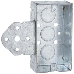 Hubbell-Raco - 4 x 4 x 1.563" Steel Rectangular Device Box - Industrial Tool & Supply