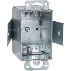 Hubbell-Raco - 4.22 x 3.406 x 2-1/2" Steel Rectangular Device Box - Industrial Tool & Supply