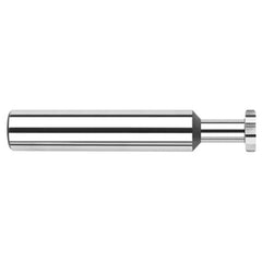 0.5000″ (1/2″) Cutter Diameter × 0.0150″ (1/64″) Radius × 0.1870″ (3/16″) Width × 0.7500″ (3/4″) Neck Length Carbide Corner Radius Standard Keyseat Cutter, 8 Flutes - Exact Industrial Supply