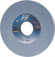 Norton - 12" Diam x 3" Hole x 3/4" Thick, I Hardness, 46 Grit Surface Grinding Wheel - Ceramic, Type 1, Coarse Grade, 2,070 Max RPM, Vitrified Bond, No Recess - Industrial Tool & Supply