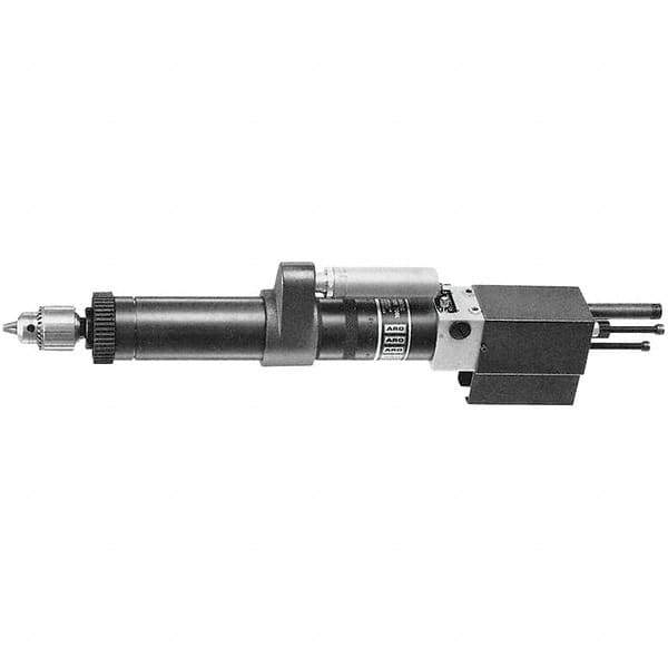 Ingersoll-Rand - 3/8" Reversible Keyed Chuck - Inline Handle, 1,450 RPM, 0.5 hp, 90 psi - Industrial Tool & Supply