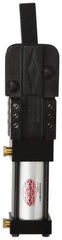 De-Sta-Co - 5,000 Lb Inner Hold Capacity, Vert Mount, Air Power Hold-Down Toggle Clamp - 3/8 NPT Port, 307.85mm Height Under Bar - Industrial Tool & Supply