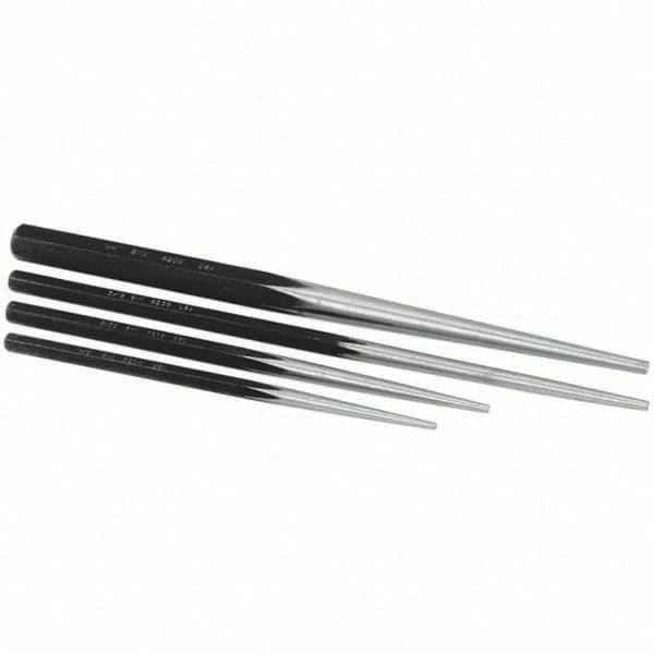 SK - Punch Sets - 4PC 1/8 5/32 3/16 LINE UP PUNCH TAPERED SET - Industrial Tool & Supply