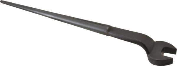 Proto - 7/8" Standard Spud Handle Open End Wrench - 14-1/4" OAL, Single End, Black Finish - Industrial Tool & Supply