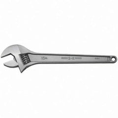 SK - Adjustable Wrench - Chrome Finish - Industrial Tool & Supply