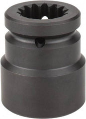 Proto - #5 Spline Drive, 1-5/8" Socket, Impact Socket - 6 Points, 3-5/8" OAL - Industrial Tool & Supply