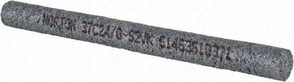 Norton - 24 Grit Silicon Carbide Round Dressing Stick - 6 x 1/2, Very Coarse Grade, Vitrified Bond - Industrial Tool & Supply