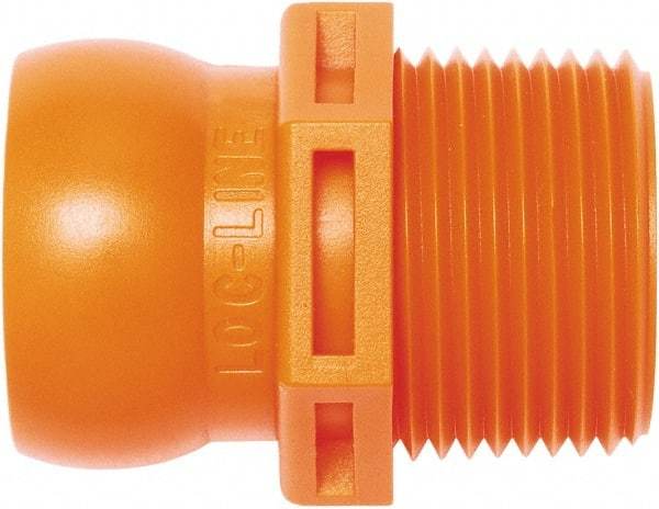 Loc-Line - 3/4" Hose ID, Male to Female Coolant Hose Connector - 3/4" NPT, For Loc-Line Modular Hose Systems - Industrial Tool & Supply
