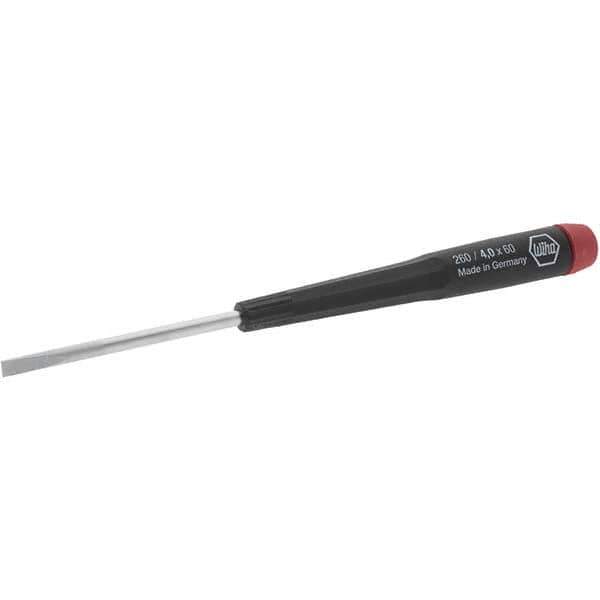 Wiha - Precision Slotted Screwdriver - Ergonomic Handle - Industrial Tool & Supply