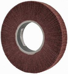 3M - 12" Diam Aluminum Oxide Finishing Flap Wheel - 5" Hole, 2" Wide, Density 3, Nonwoven, Fine Grade, 2,500 Max RPM - Industrial Tool & Supply