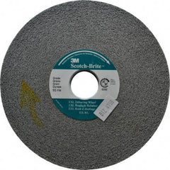 3M - 6" Diam, 2" Face Width, 1" Center Hole, Fine Grade, Silicon Carbide Deburring Wheel - Convolute, Hard Density 9 Grade, 6,000 RPM - Industrial Tool & Supply