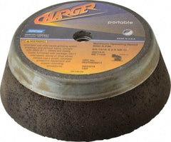 Norton - 6" Diam, 2" Overall Thickness, 14 Grit, Type 11 Tool & Cutter Grinding Wheel - Very Coarse Grade, Zirconia Alumina, R Hardness, 6,000 RPM - Industrial Tool & Supply