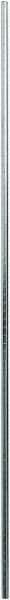 Eagle MHC - 1" Wide, 74 High, Open Shelving Accessory/Component - Zinc, Zinc Finish, 1" Deep, Use with Eagle MHC Shelving - Industrial Tool & Supply