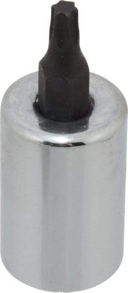 Proto - 3/8" Drive, T20 Torx Bit Socket - 1-23/32" OAL, 5/8" Bit Length - Industrial Tool & Supply