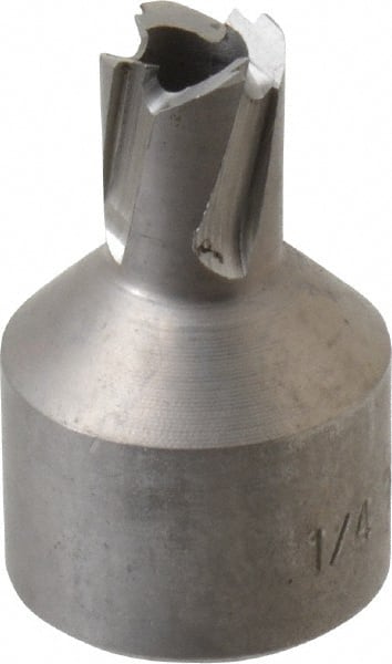 Hougen - 1/4" Diam x 1/4" Deep High Speed Steel Annular Cutter - Industrial Tool & Supply