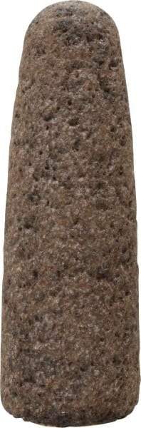 Norton - Type 16, 1" Max Diam, 3" Head Thickness, 24 Grit Cone - Aluminum Oxide, Very Coarse Grade, 3/8-24 Shank Thread - Industrial Tool & Supply