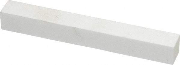 Norton - 220 Grit Aluminum Oxide Square Dressing Stick - 4 x 1/2 x 1/2, Very Fine Grade, Vitrified Bond - Industrial Tool & Supply