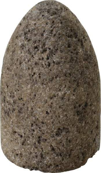 Norton - Type 16, 1-1/2" Max Diam, 2-1/2" Head Thickness, 24 Grit Cone - Aluminum Oxide, Very Coarse Grade, 3/8-24 Shank Thread - Industrial Tool & Supply