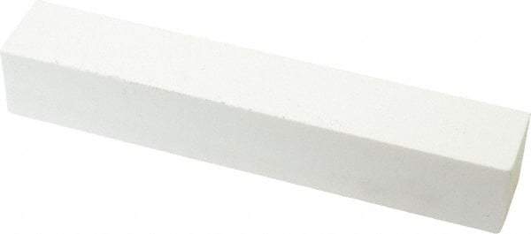 Norton - 220 Grit Aluminum Oxide Square Dressing Stick - 6 x 1 x 1, Very Fine Grade, Vitrified Bond - Industrial Tool & Supply