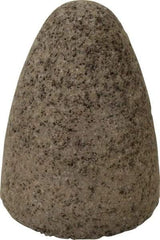 Norton - Type 16, 2-3/4" Max Diam, 3-1/2" Head Thickness, 24 Grit Cone - Aluminum Oxide, Very Coarse Grade, 5/8-11 Shank Thread - Industrial Tool & Supply