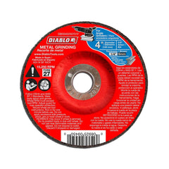 Cutoff Wheels; Wheel Type Number: Type 27; Wheel Diameter (Inch): 4; Wheel Thickness (Inch): 1/4; Hole Size: 5/8; Abrasive Material: Premium Aluminum Oxide Blend; Maximum Rpm: 15250.000; Hole Shape: Round; Wheel Color: Red