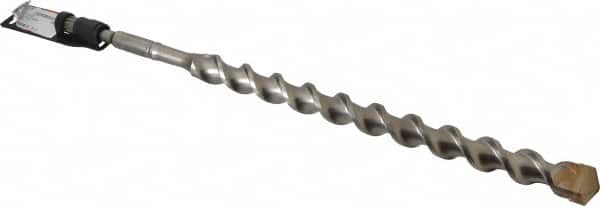 Milwaukee Tool - 1-1/4" Diam, Spline Shank, Carbide-Tipped Rotary & Hammer Drill Bit - Industrial Tool & Supply