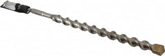 Milwaukee Tool - 1-1/4" Diam, Spline Shank, Carbide-Tipped Rotary & Hammer Drill Bit - Industrial Tool & Supply