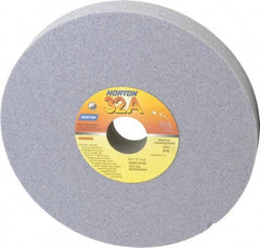 Norton - 8" Diam x 1-1/4" Hole x 1" Thick, K Hardness, 60 Grit Surface Grinding Wheel - Aluminum Oxide, Type 1, Medium Grade, 3,600 Max RPM, Vitrified Bond, No Recess - Industrial Tool & Supply