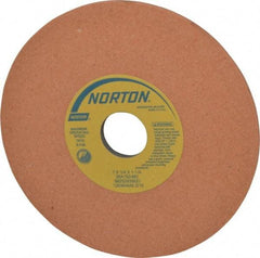 Norton - 7" Diam x 1-1/4" Hole x 1/4" Thick, M Hardness, 150 Grit Surface Grinding Wheel - Aluminum Oxide, Type 1, Very Fine Grade, 3,600 Max RPM, Vitrified Bond, No Recess - Industrial Tool & Supply